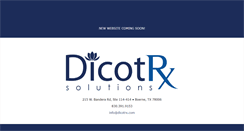 Desktop Screenshot of dicotrx.com