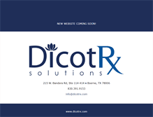 Tablet Screenshot of dicotrx.com